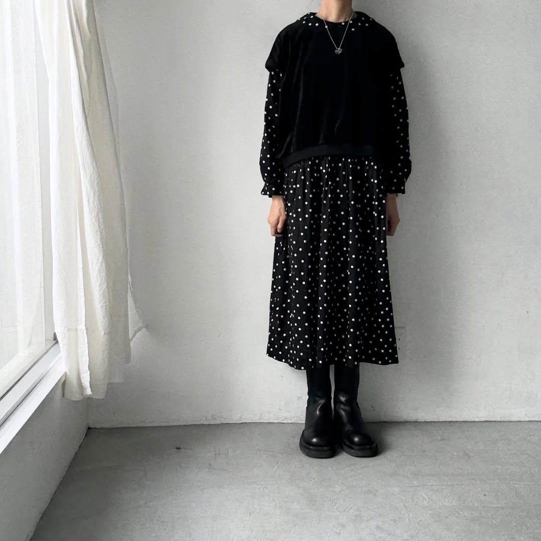 Linenya  ベロアベスト