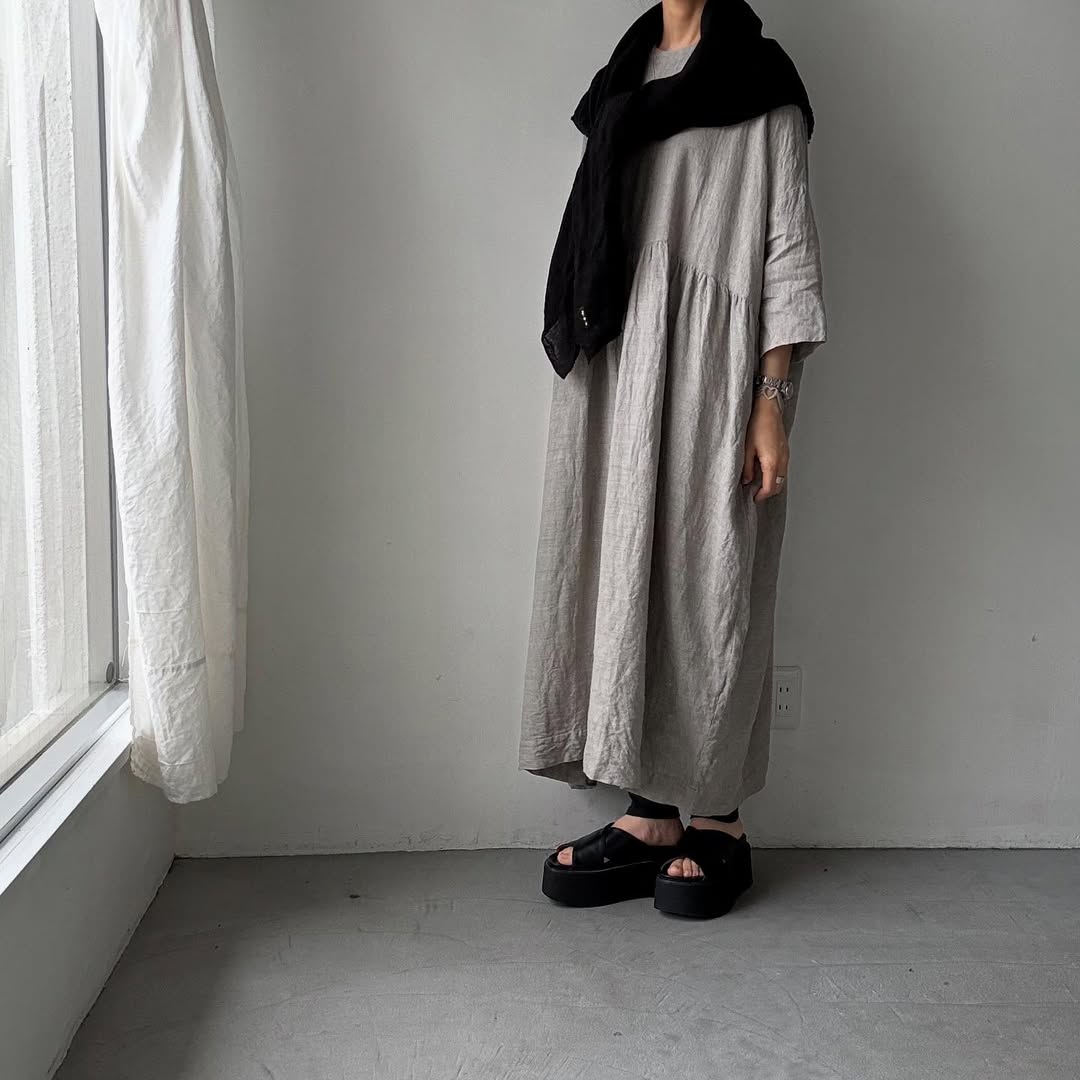 R&D.M.Co リネンヘンプストール