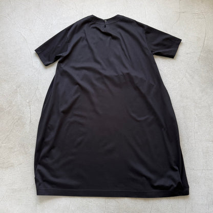 atelier naruse  コットンカットソーコクーンワンピース　ブラック