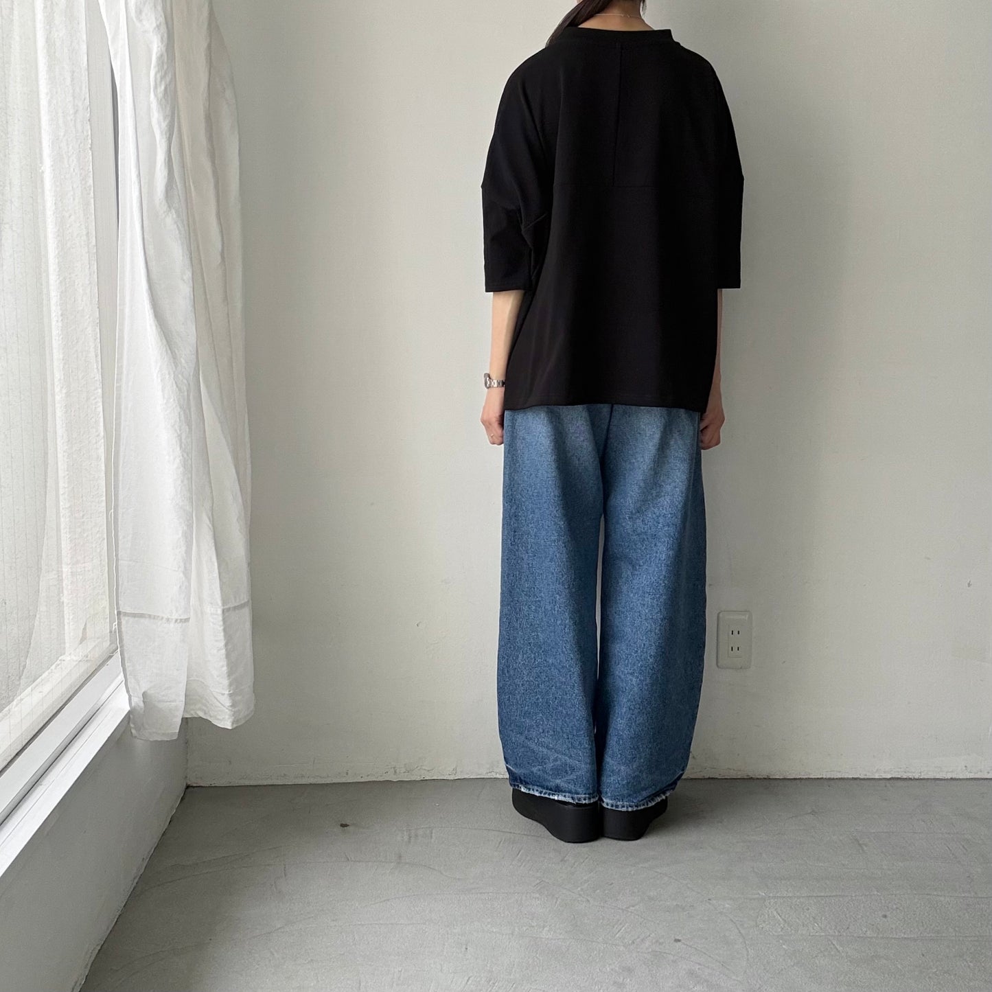 Linenya  テラヴェ7分袖Tシャツ