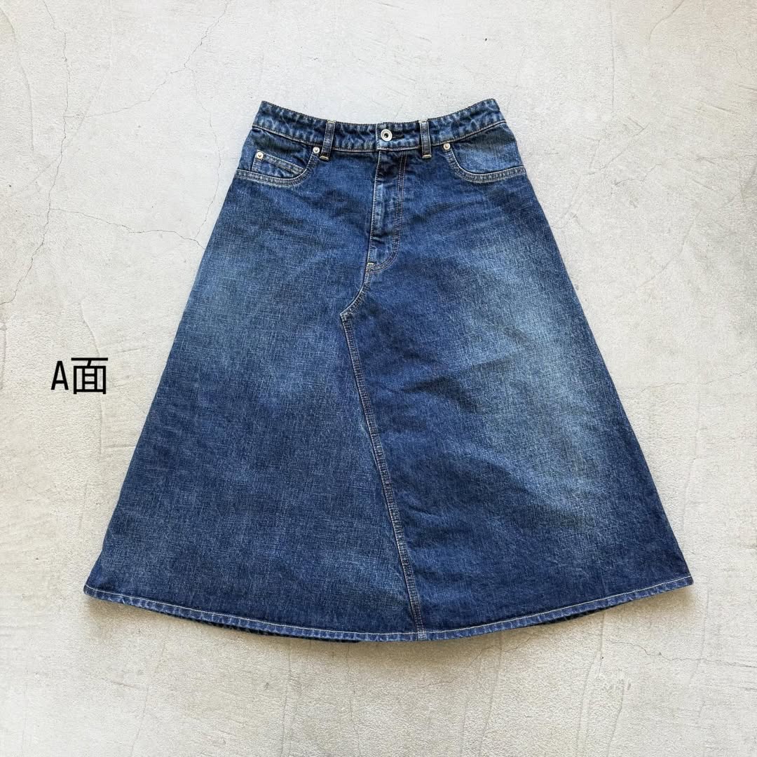 R&D.M.Co  デニムフリーフェイシングスカート
