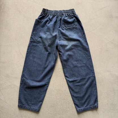 atelier naruse コットンデニムバルーンパンツ　ストーンウォッシュインディゴ