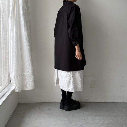atelier d'antan Godardコットンコート　ブラック
