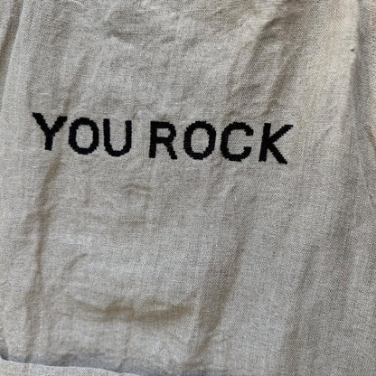 R&D.M.Co  YOU ROCK リネンエプロン
