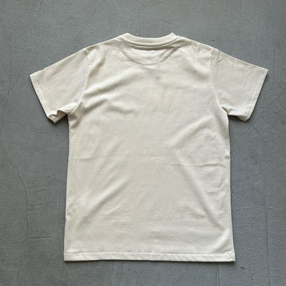 OLDMANS TAILOR OMTフロッキープリントロゴ半袖Tシャツ