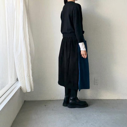 R&D.M.Co  ウールカシミアポケットプルオーバー　ブラック