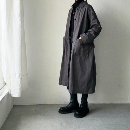 jujudhau  デッドストックコットンワークコート　グレー