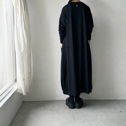 atelier naruse  スムースウールコクーンワンピース　size2