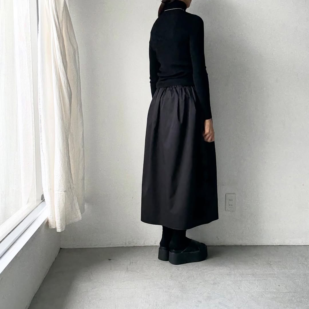 SACUCA  タックギャザースカート