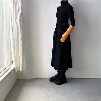 Kopka ウールアームウォーマー　イエロー