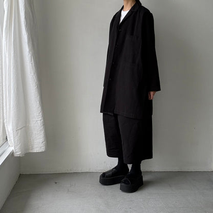 atelier d'antan Godardコットンコート　ブラック