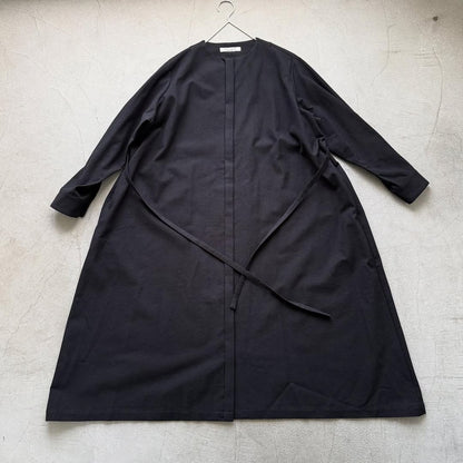 atelier naruse コットンウールシャツワンピース