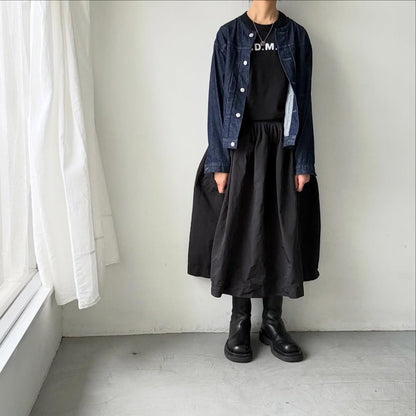 R&D.M.Co パイルエンブロイダリーTシャツ