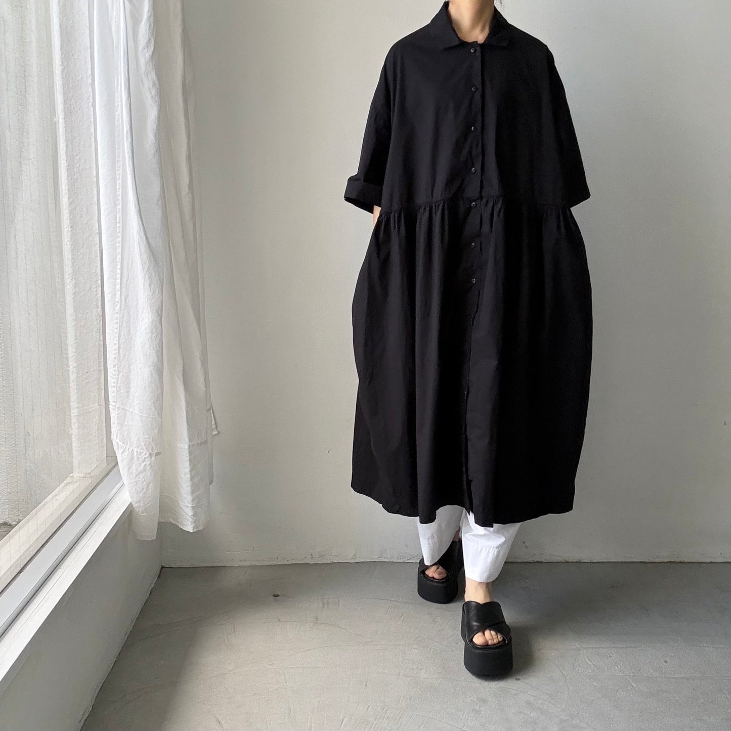 jujudhau  ハーフスリーブドレス