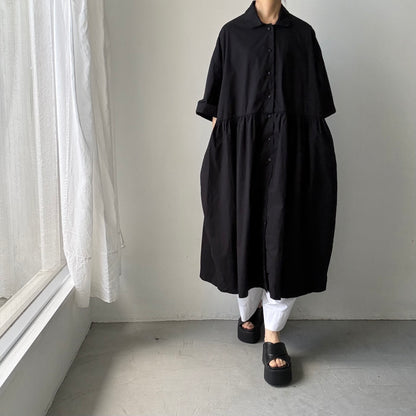 jujudhau  ハーフスリーブドレス