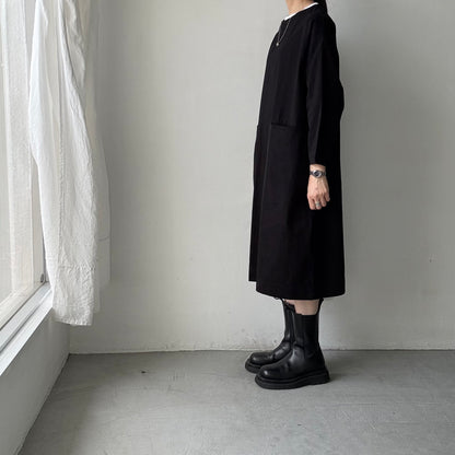 jujudhau デッドストックコットンイージードレス