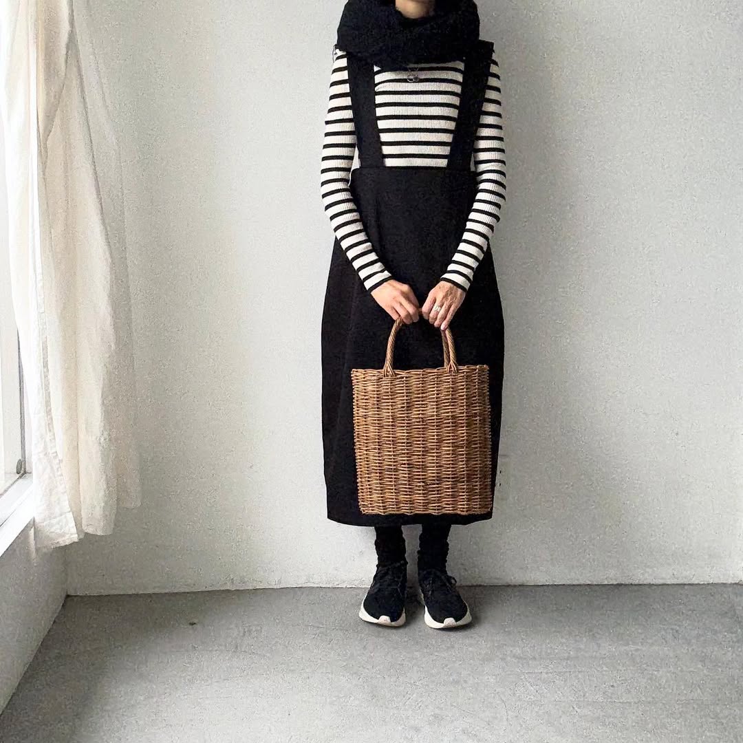 cion コットンジャンパースカート