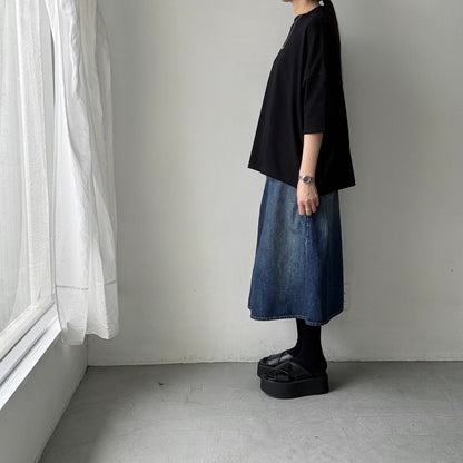 Linenya  テラヴェ7分袖Tシャツ