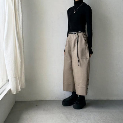 TENNE HANDCRAFTED MODERN オーバーオールパンツ　カーキ