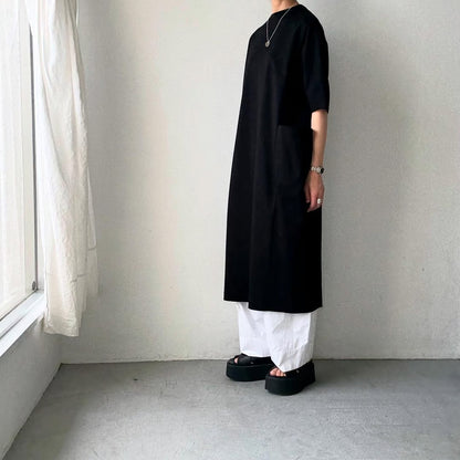 atelier naruse  コットンポンチボックスワンピース
