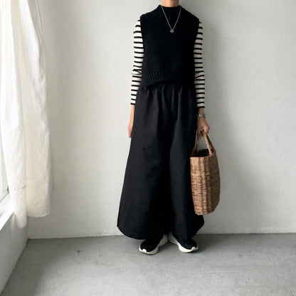 dui jujudhau  ワイドワイドパンツ　チノブラック