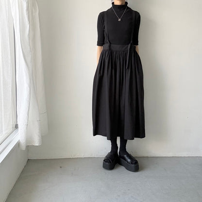 atelier naruse  コットンサスペンダースカート