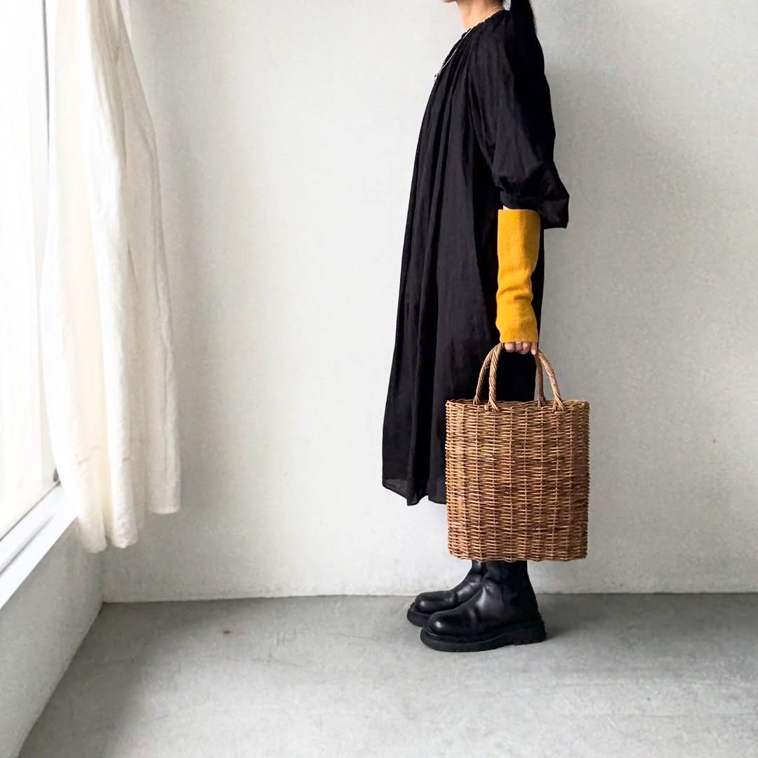 Kopka ウールアームウォーマー　イエロー