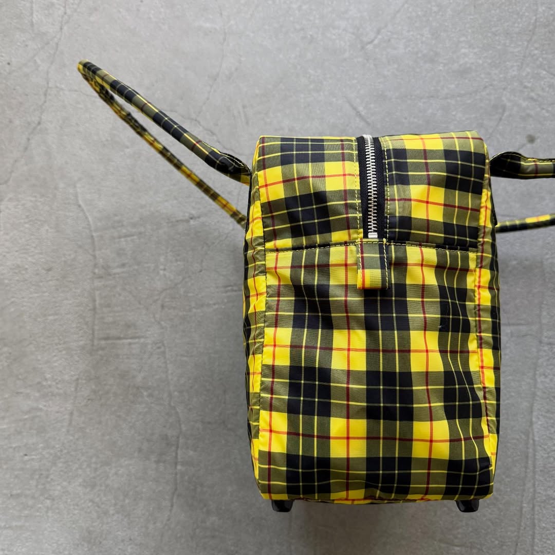 R&D.M.Co タータンチェックグロッサリーボストンバッグ　ルイス