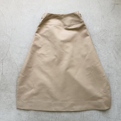 TENNE HANDCRAFTED MODERN ラップスカート　カーキ