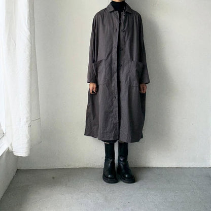 jujudhau  デッドストックコットンワークコート　グレー