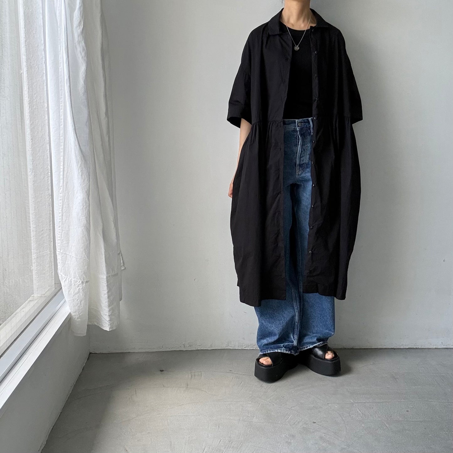 jujudhau  ハーフスリーブドレス
