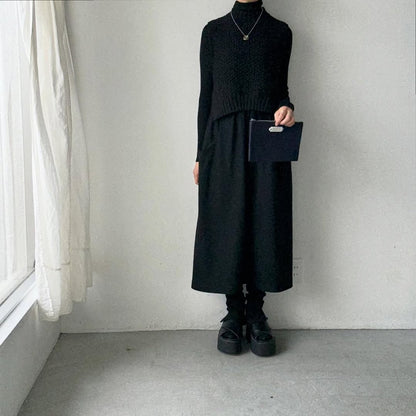R&D.M.Co  ホウロウプレートコットンポーチ　ネイビー