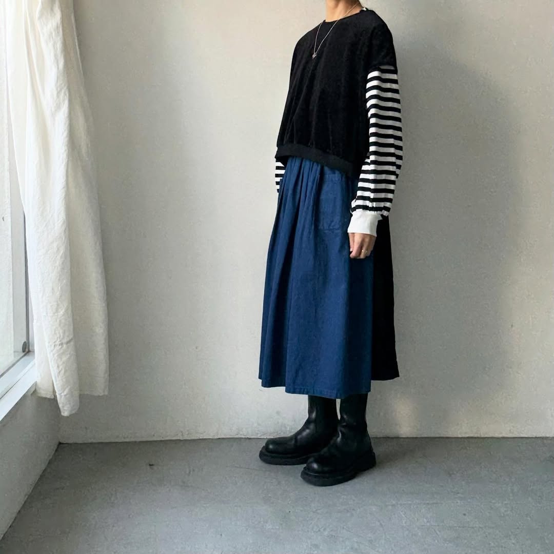 Linenya  ベロアベスト