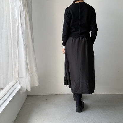 R&D.M.Co 　シルクサテンドッキングバルーンスカート