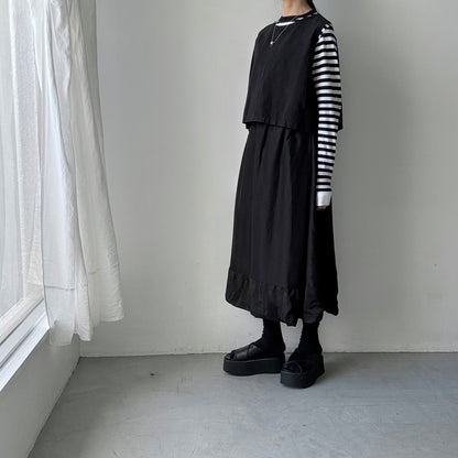 R&D.M.Co 　シルクサテンドッキングバルーンスカート