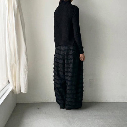 kijinokanosei  鳥の子ワイドパンツ