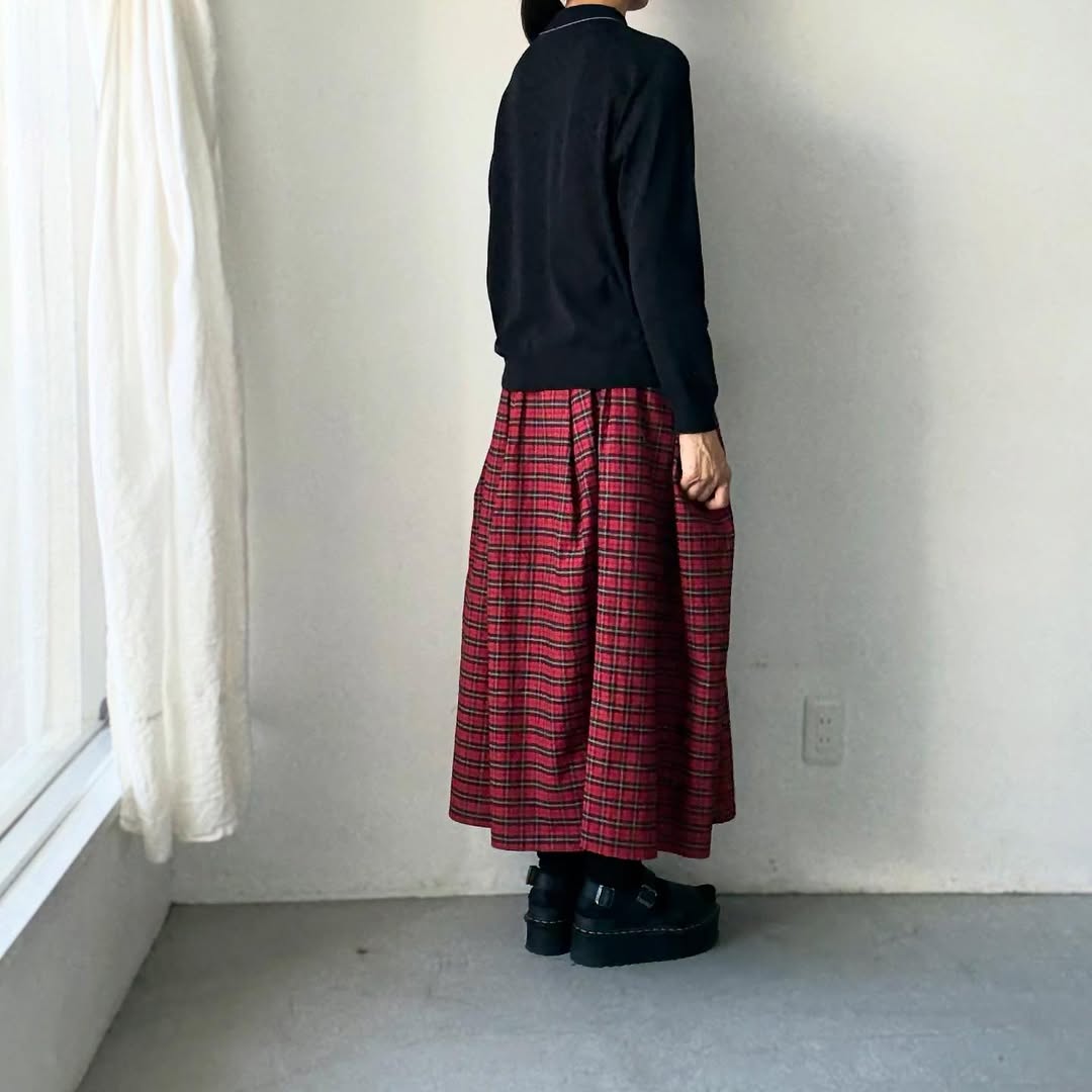 cion  コットンモックネックニット