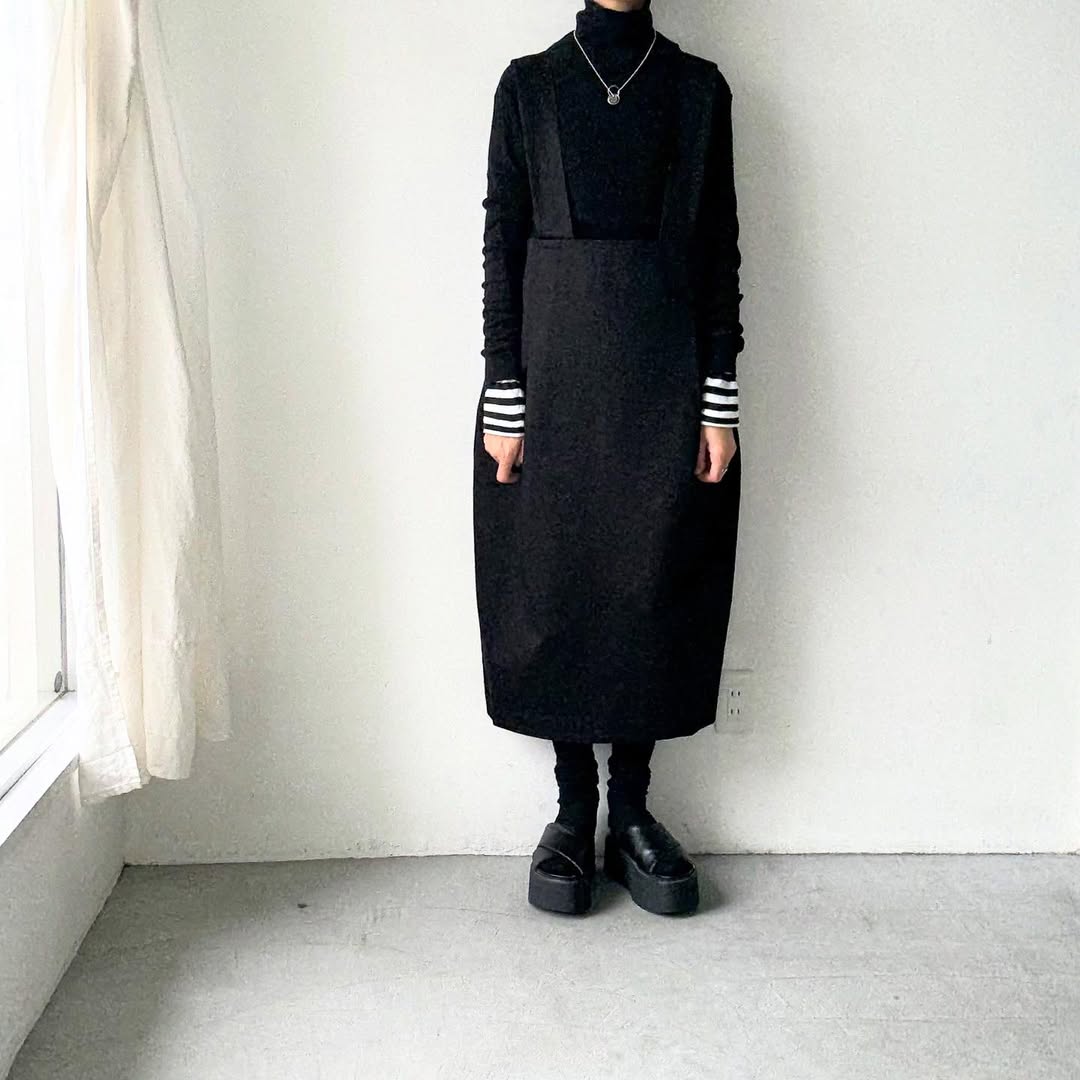 cion コットンジャンパースカート