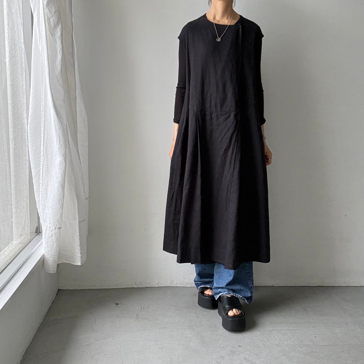 atelier d'antan  brieノースリーブドレス　