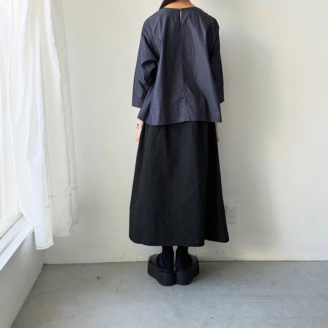 Linenya  ライトオンスデニムプルオーバー