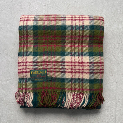 TWEED MILL ウールブランケットThistleberry