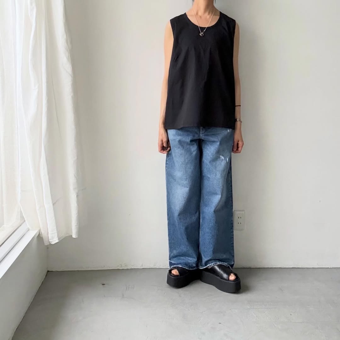 homspun  無地ノースリーブプルオーバー