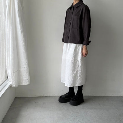 atelier d'antan Kantor コットンジャケット　ダークグレー