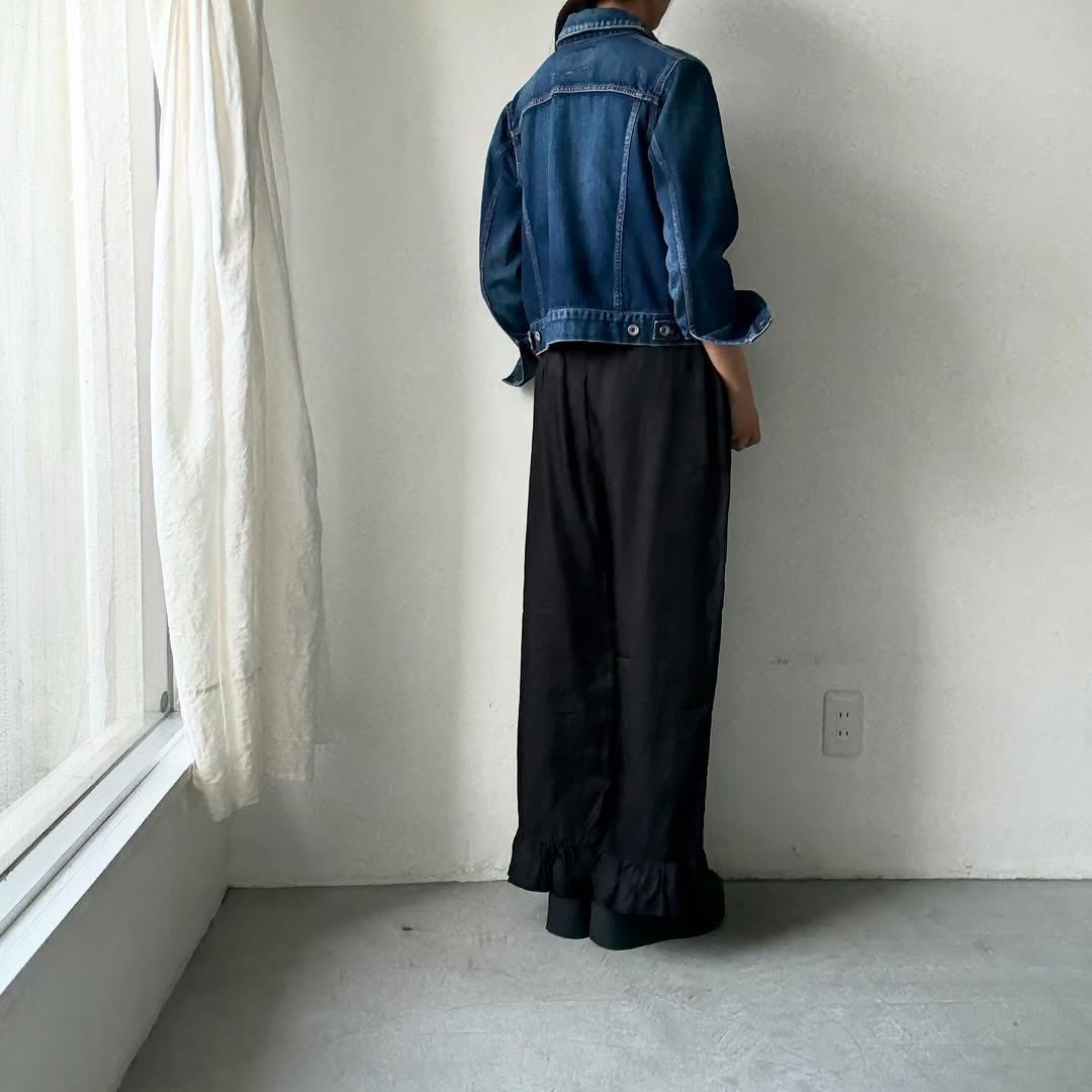 ayanoguchiaya　キュプラフリルパンツ