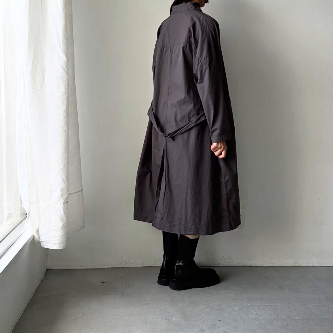 jujudhau  デッドストックコットンワークコート　グレー