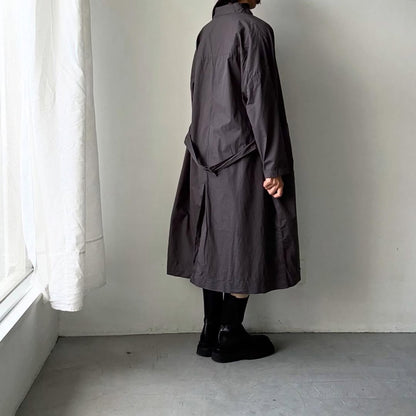 jujudhau  デッドストックコットンワークコート　グレー