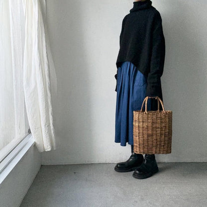 R&D.M.Co カシミアメリノハイネックセーター