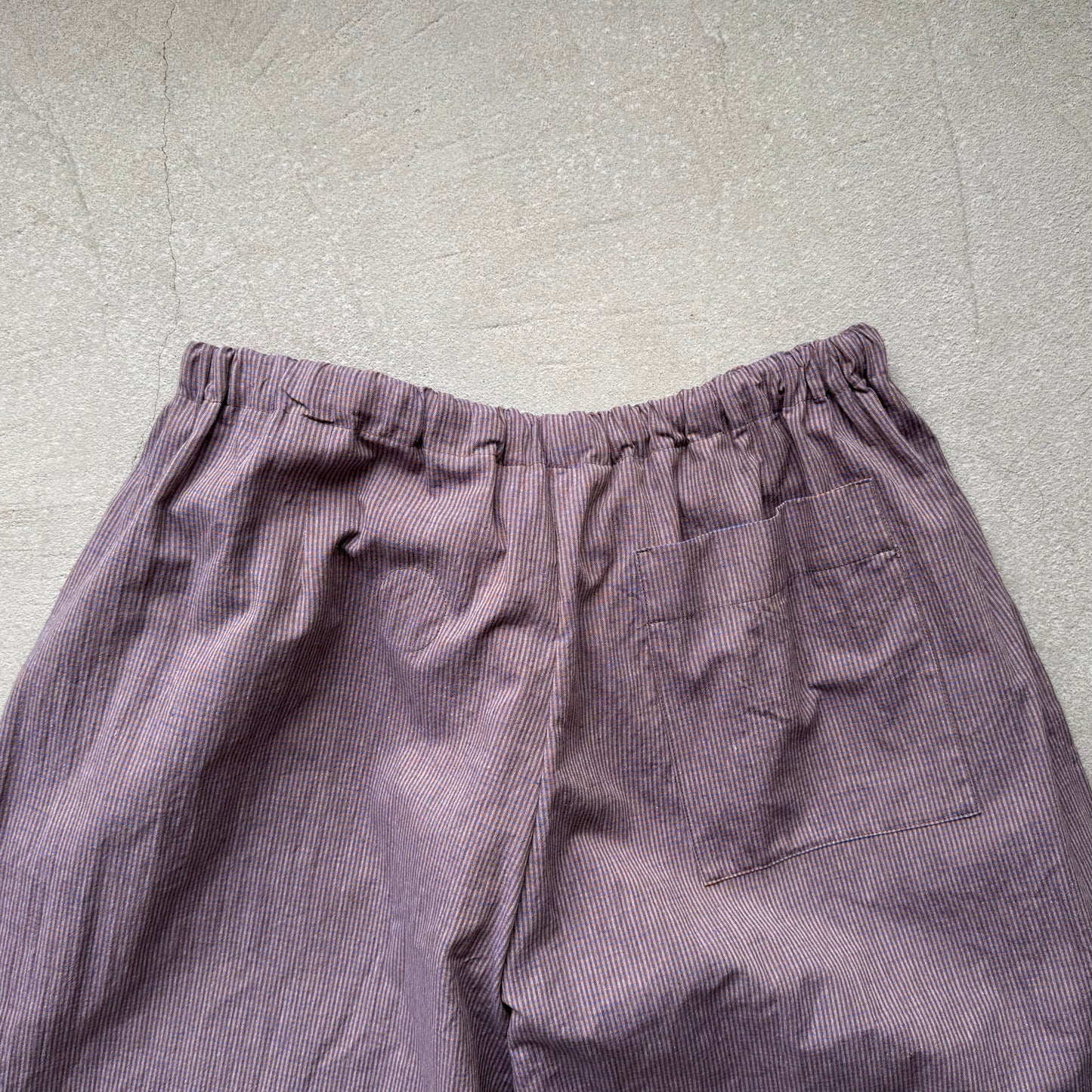 atelier d'antan Reymontコットンリネンバギーパンツ