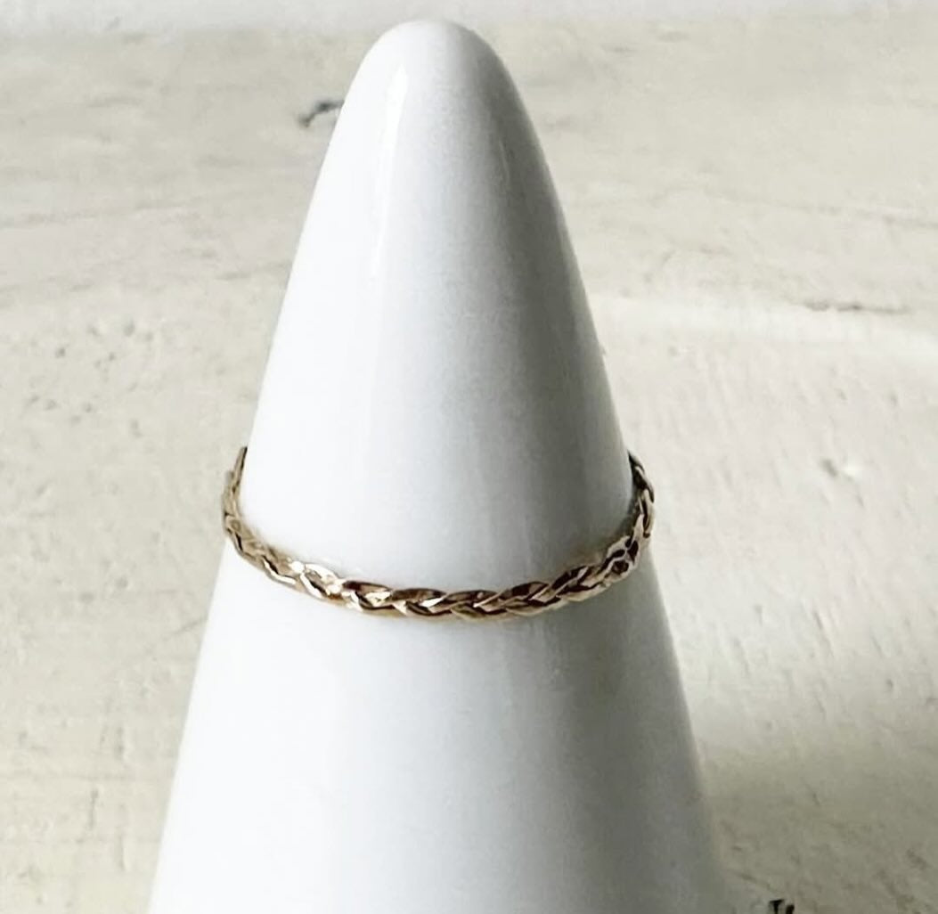 Toile Bijoux 三つ編みリング  12号