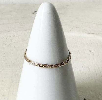 Toile Bijoux 三つ編みリング  12号